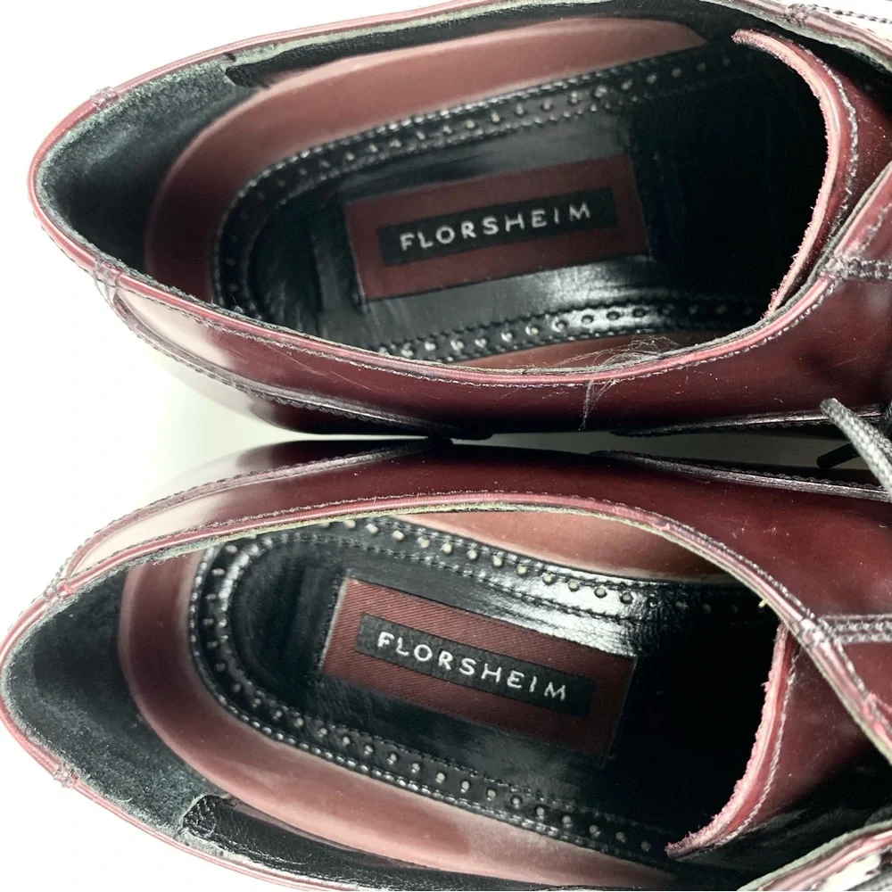 Florsheim Mens Lexington Cordovan Leather Cap Toe Oxfords Oxfords Size 9…